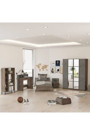 Trakya Mobilya Çarşısı Yurudesign New Home 5’Li Set Genç Odası Takımı