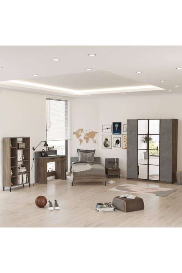 Trakya Mobilya Çarşısı Yurudesign New Home 5’Li Set Genç Odası Takımı