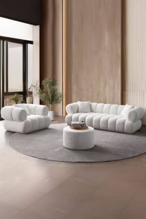 Trakya Mobilya Çarşısı Mb Garden Furniture Simetri Metal Koltuk Takımı