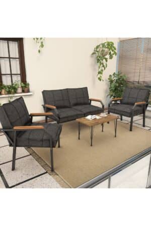 Trakya Mobilya Çarşısı Mygusi Hayal Balkon/Bahçe Metal Kanepe Takımı