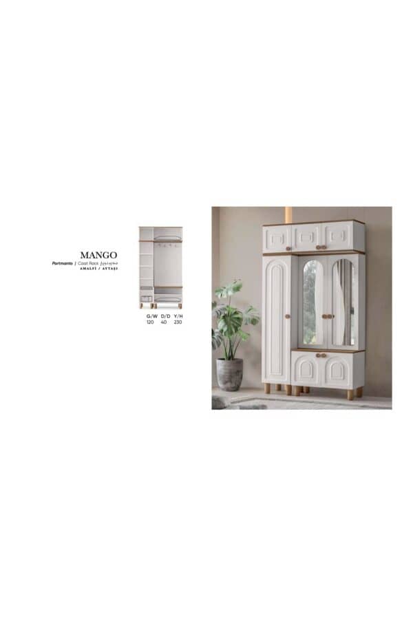 Trakya Mobi̇lya Çarşisi Şehzade Mobi̇lya Portmanto Mango
