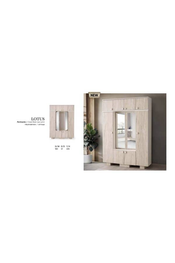 Trakya Mobi̇lya Çarşisi Şehzade Mobi̇lya Portmanto Lotus