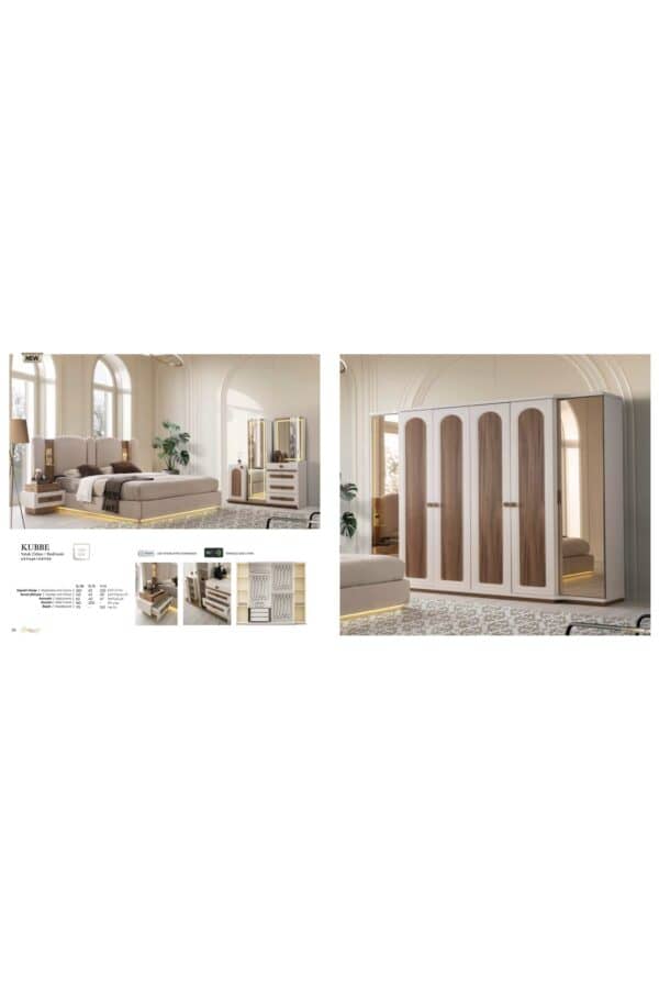 Trakya Mobi̇lya Çarşisi Şehzade Mobi̇lya Yatak Odasi Kubbe Exclusive Seri̇si̇