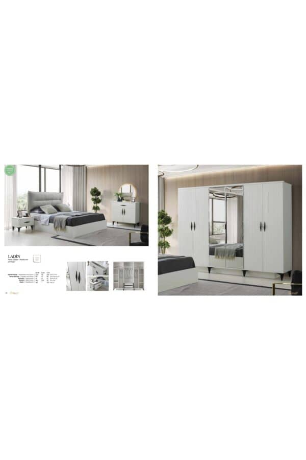 Trakya Mobi̇lya Çarşisi Şehzade Mobi̇lya Yatak Odasi Ladi̇n Exclusive Seri̇si̇