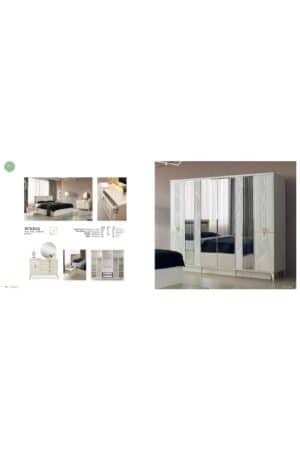 TRAKYA MOBİLYA ÇARŞISI ŞEHZADE MOBİLYA YATAK ODASI BÜKREŞ EXCLUSIVE SERİSİ