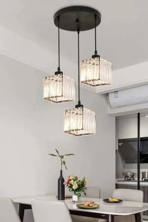 Trakya Mobilya Çarşısı Luna Lighting Clasy 3 Renkli Modern Led Avize