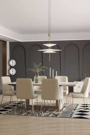 Trakya Mobilya Çarşısı Bendis 6 Sandalye + 1 Masa Yemek Takımı