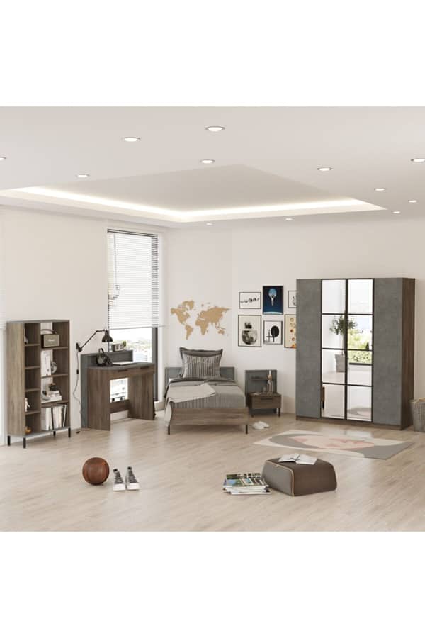 Trakya Mobilya Çarşısı Yurudesign New Home 5’Li Set Genç Odası Takımı
