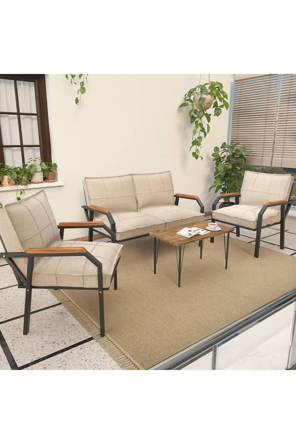 Trakya Mobilya Çarşısı Mygusi Hayal Balkon/Bahçe Metal Kanepe Takımı